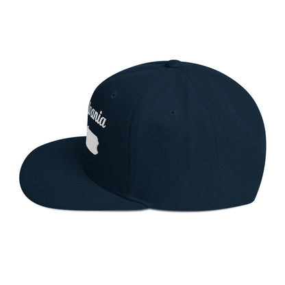 Pennsylvania Navy Snapback - 3D Puffy White Embroidery Edition