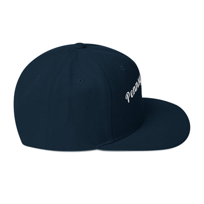 Pennsylvania Navy Snapback - 3D Puffy White Embroidery Edition