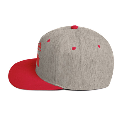 Utah Two-Tone Red & Grey Snapback - 3D Puffy Red Embroidery Edition