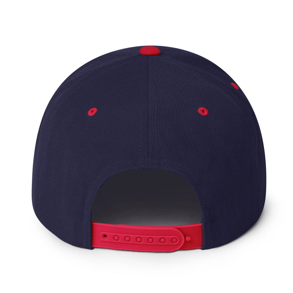 Mississippi Navy Snapback - Bold Red Embroidery Edition