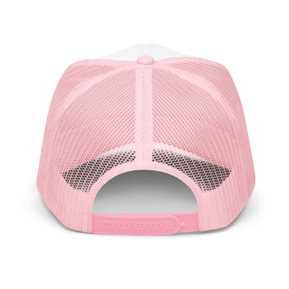 Game Day Tailgate Pro Women’s Trucker Hat in Light Blue or Pink | 3D Puffy Design