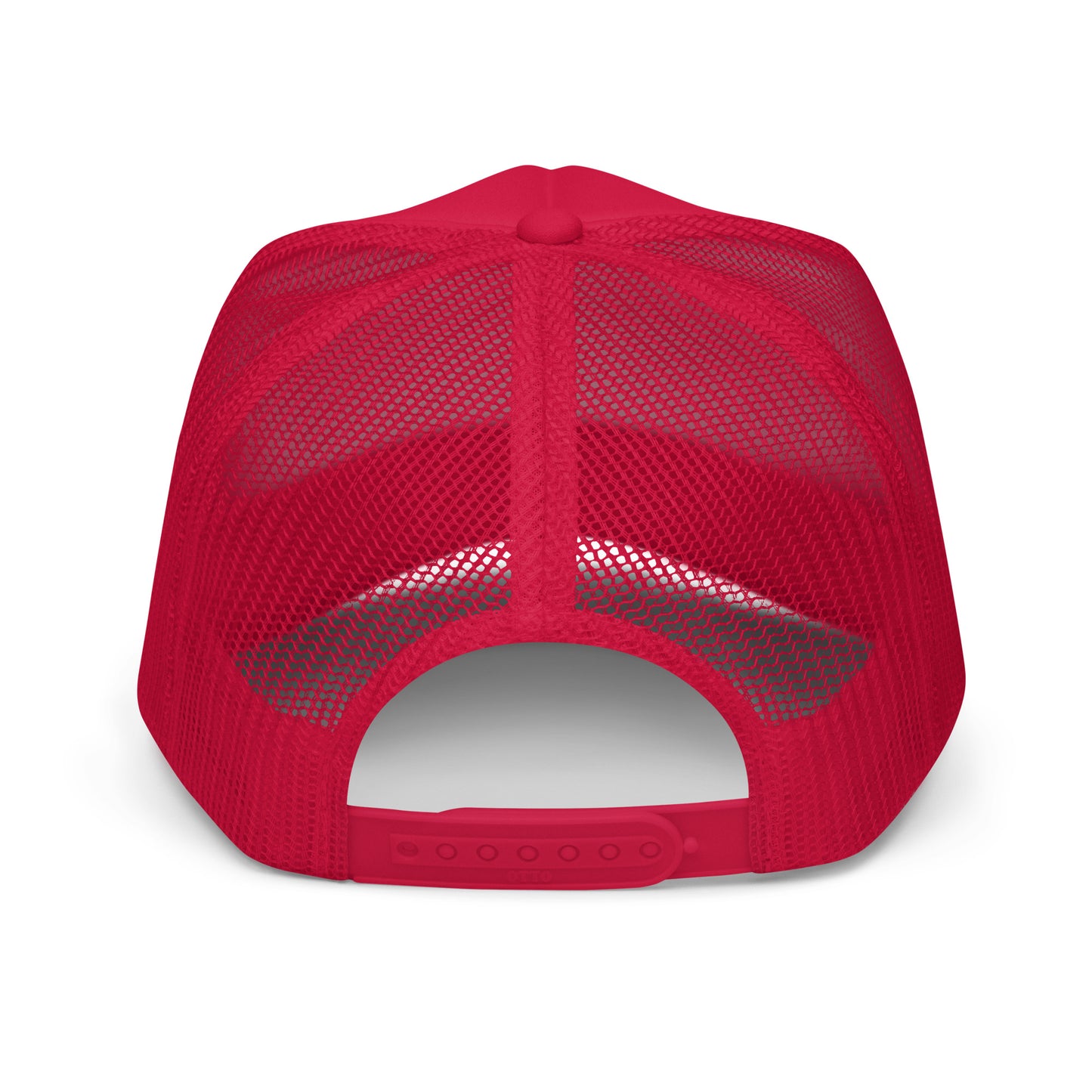 Women's 'Alabama Slammer' Red Trucker Hat - 3D Puffy White Embroidery Edition