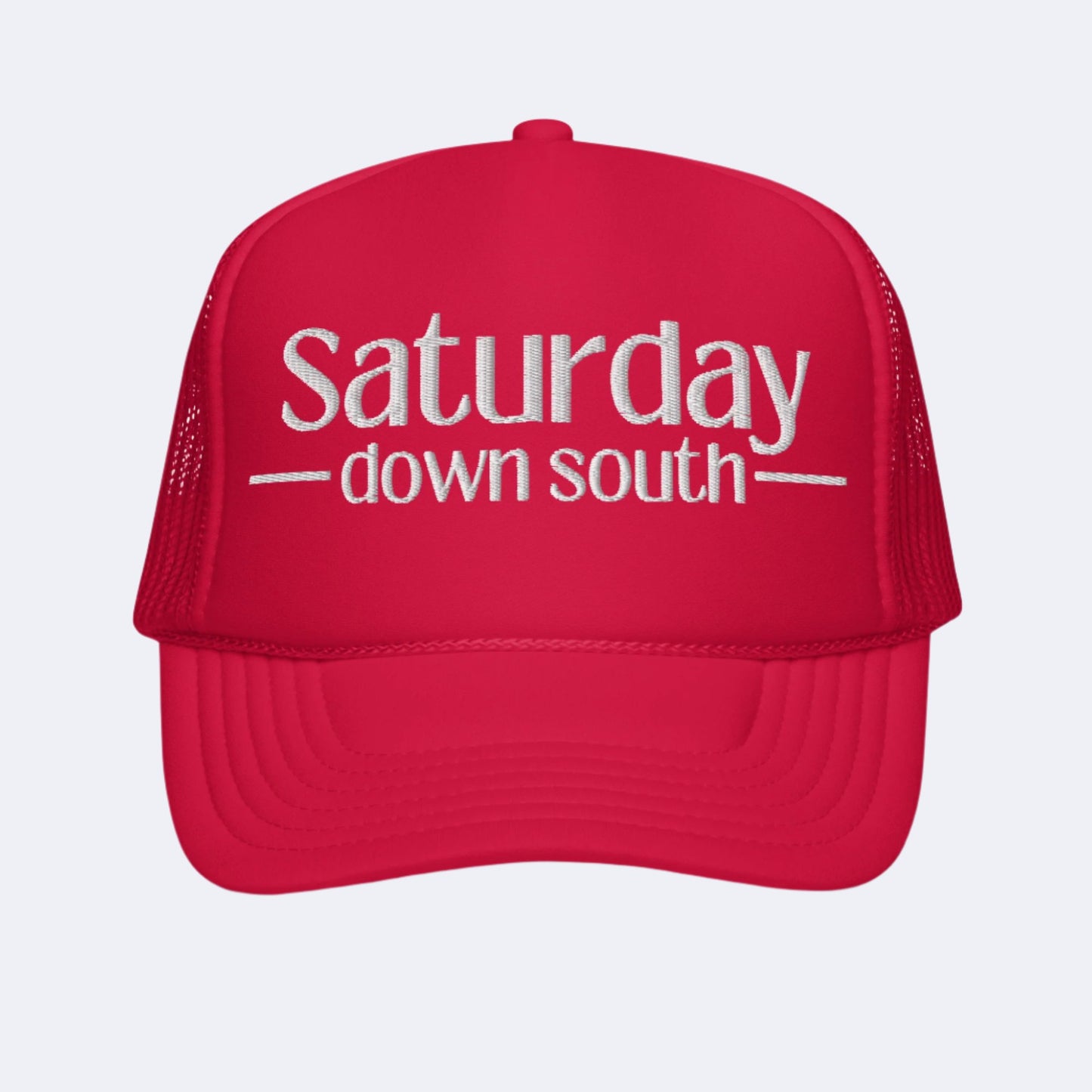 Women's 'Saturday Down South' Red Trucker Hat - Game Day Favorite