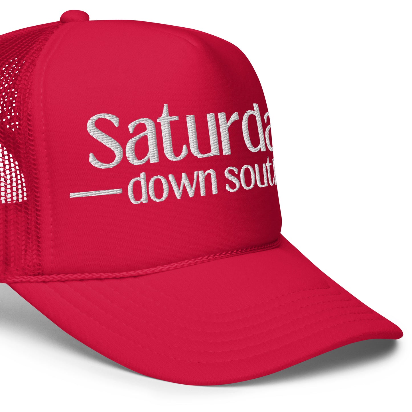 Women's 'Saturday Down South' Red Trucker Hat - Game Day Favorite