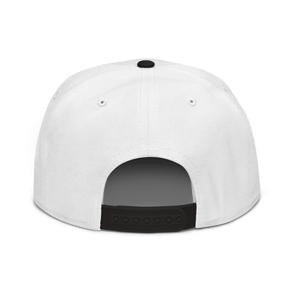 Alabama Rammer Jammer Two-Tone Black & White Snapback - Bold Red Embroidery Edition