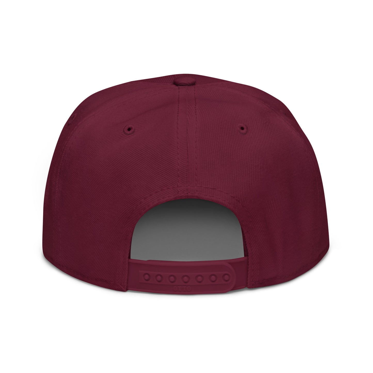 Tallahassee Snapback - Dark Red with 3D Gold & White Embroidery Edition