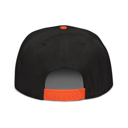 Texas Two-Tone Black & Orange Snapback - Bold Orange Embroidery Edition