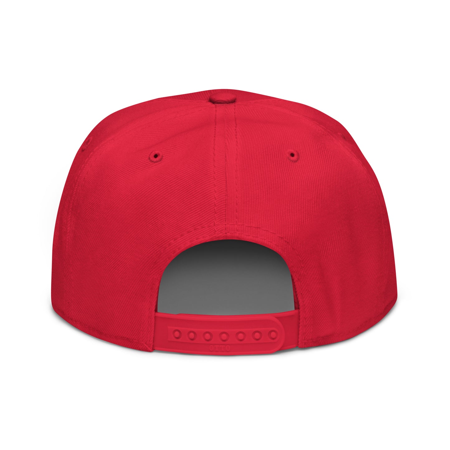 Iowa Red Snapback - 3D Puffy Yellow Embroidery Edition